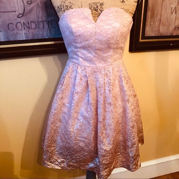 Pink and gold ombré mini dress Size 1 - Picture 1 of 6